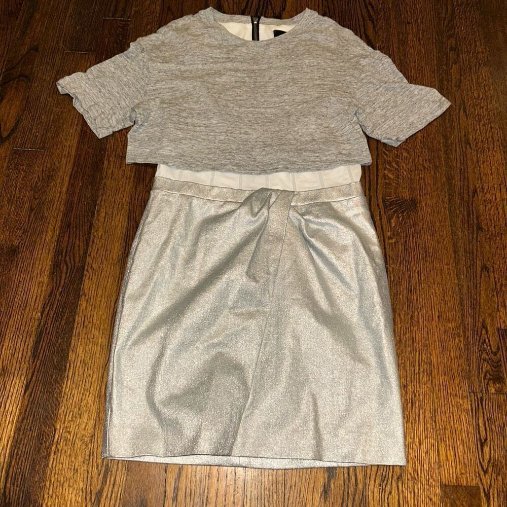 RTA Naomi Dress in Sound Silver - Picture 3 of 8